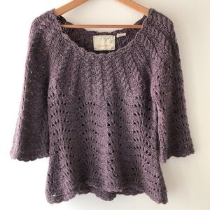 ANTHROPOLOGY SPARROW WOOL Sweater SIZE L